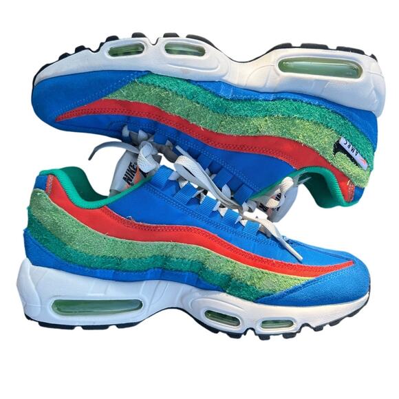 Nike Air Max 95 SE Running Club Photo Blue Roma Green DH2718-400 Men’s size 8.5 - Picture 1 of 7